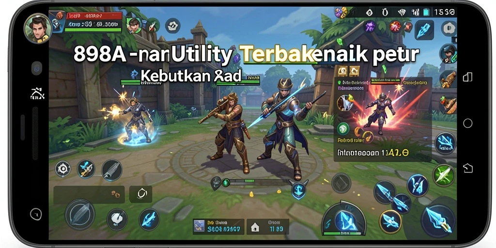 Tampilan antarmuka utama 898A yang menarik dan mudah dipahami.