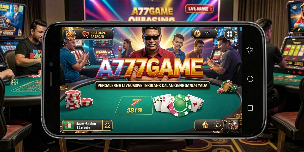Tampilan gameplay menarik A777GAME saat bermain Live Casino.
