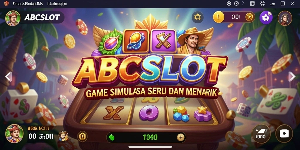 Tampilan gameplay mendalam dalam ABCSLOT yang menggambarkan pengalaman simulasi.