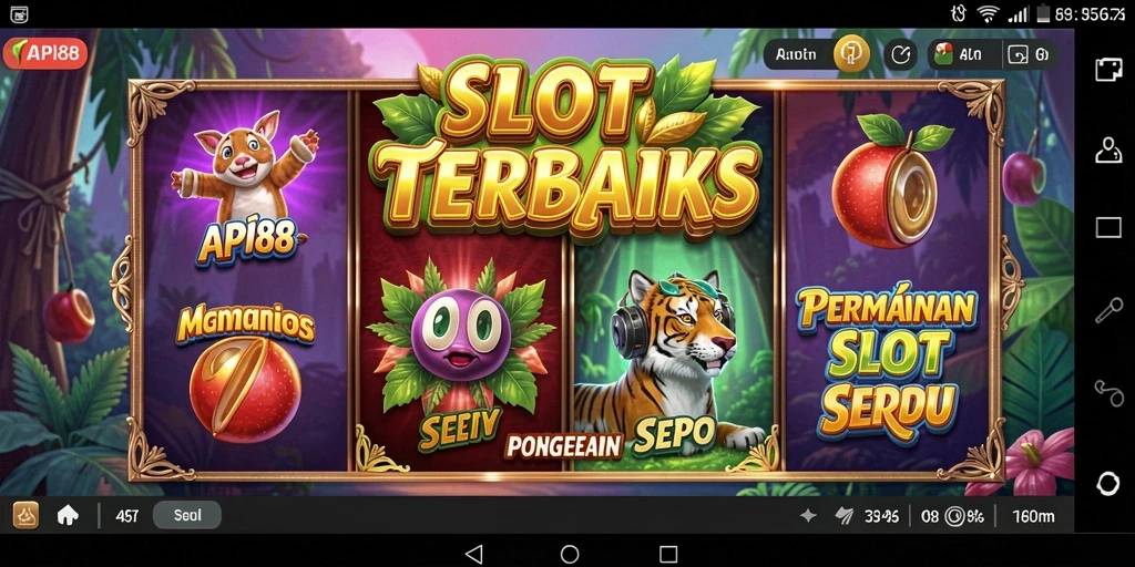 Tangkapan layar API88 menampilkan gameplay slot yang mendebarkan dan penuh warna.