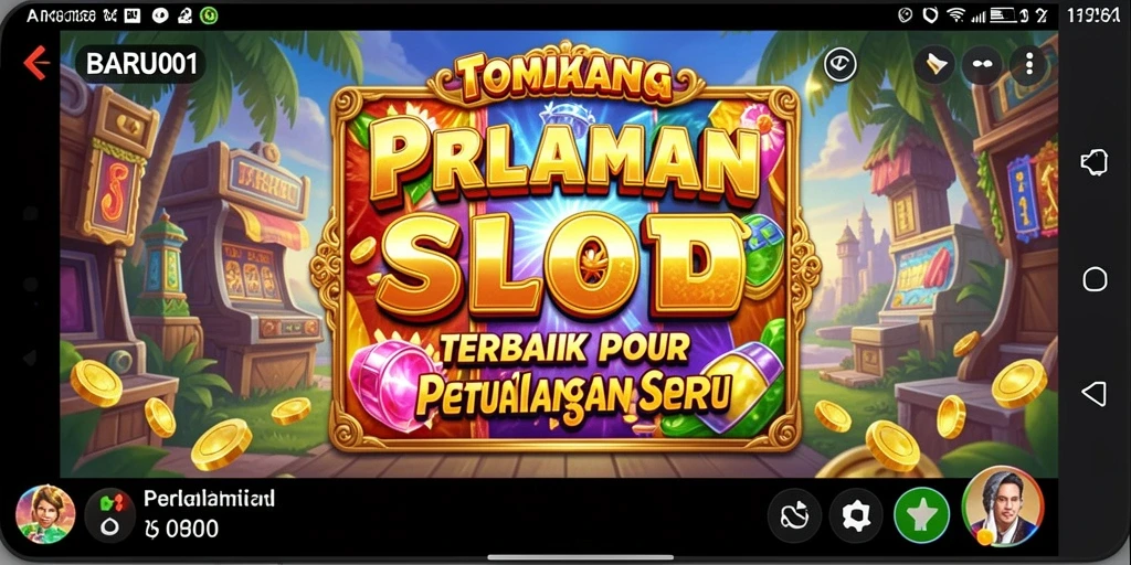 Tangkapan layar BARU01 menampilkan gameplay seru permainan slot.