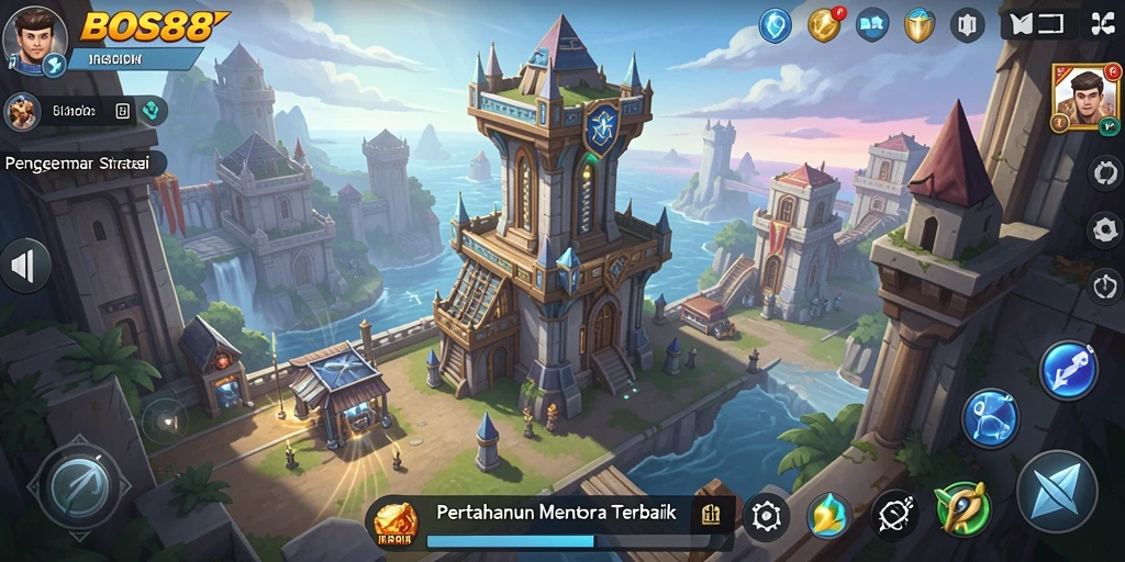 Screenshot gameplay Tower Defense yang seru dan penuh strategi.