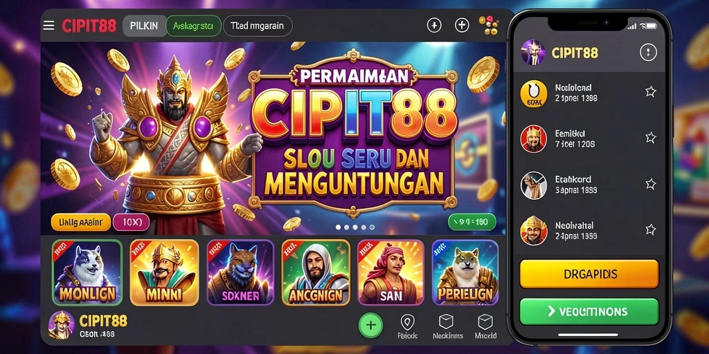 Tampilan gameplay Slot yang menarik di CIPIT88.