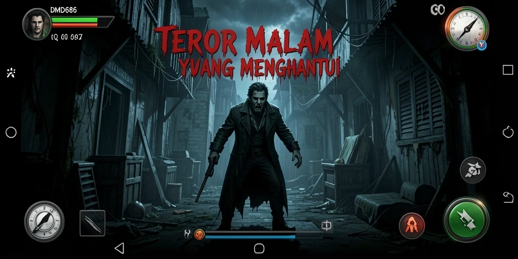 Screenshot menampilkan suasana mencekam dan gameplay menegangkan DMD686.