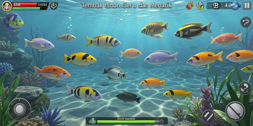 Screenshot E88 menampilkan gameplay Tembak Ikan yang seru dan mengasyikkan.