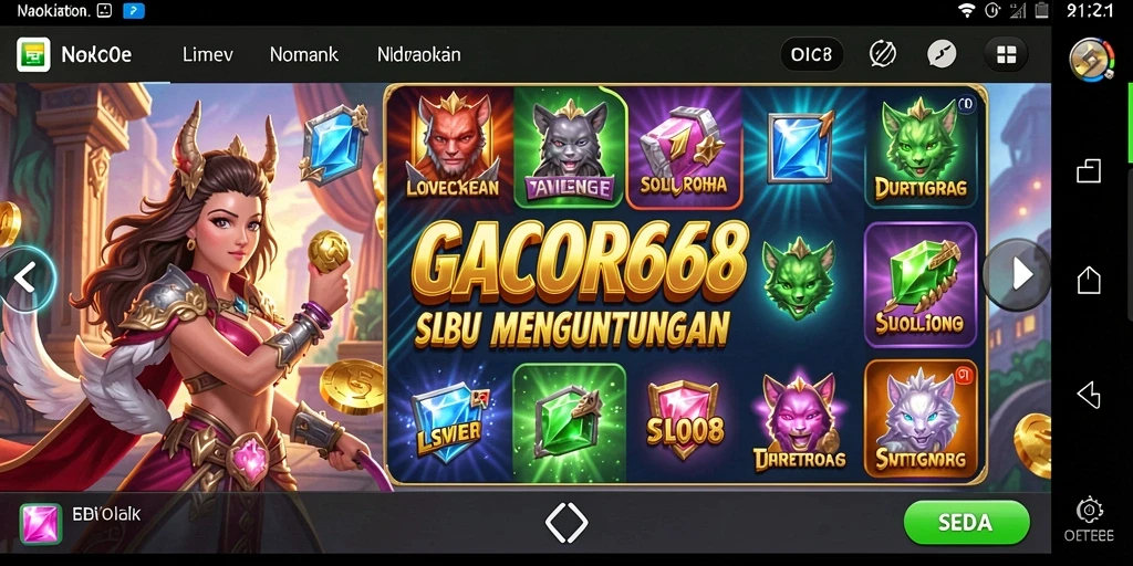 Tampilan screenshot GACOR668 menunjukkan gameplay Slot yang menarik dan interaktif.
