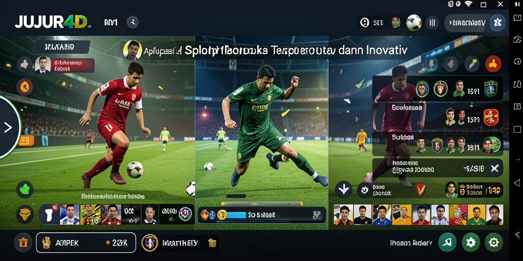Tampilan utama JUJUR4D dengan informasi taruhan olahraga.