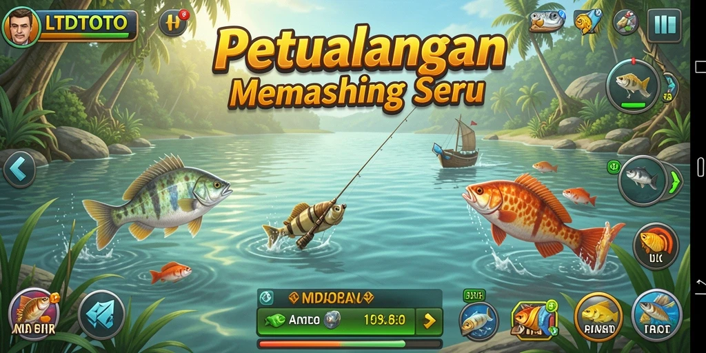 Tangkapan ikan di game LTDTOTO yang memukau dan realistis.