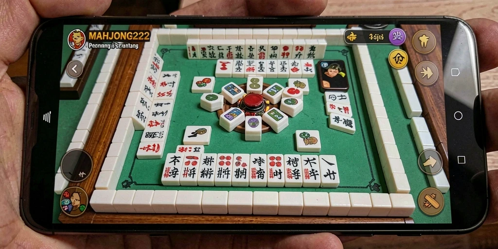 Tampilan menarik dari gameplay MAHJONG222 yang menantang.