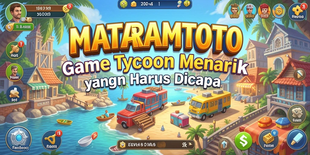 Tangkapan layar dari gameplay intens MATARAMTOTO yang menampilkan skenario Tycoon.