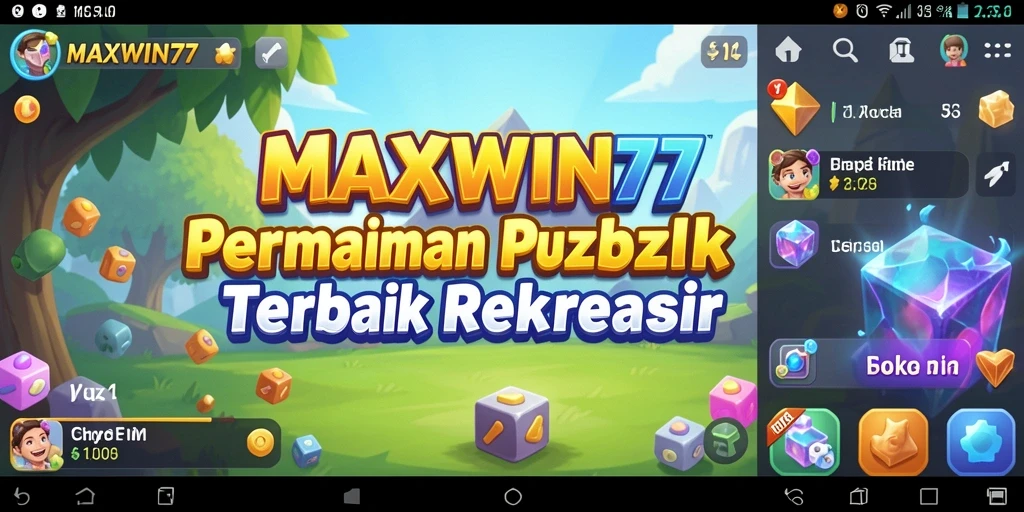 Tampilan gameplay seru dari MAXWIN77 yang penuh teka-teki.