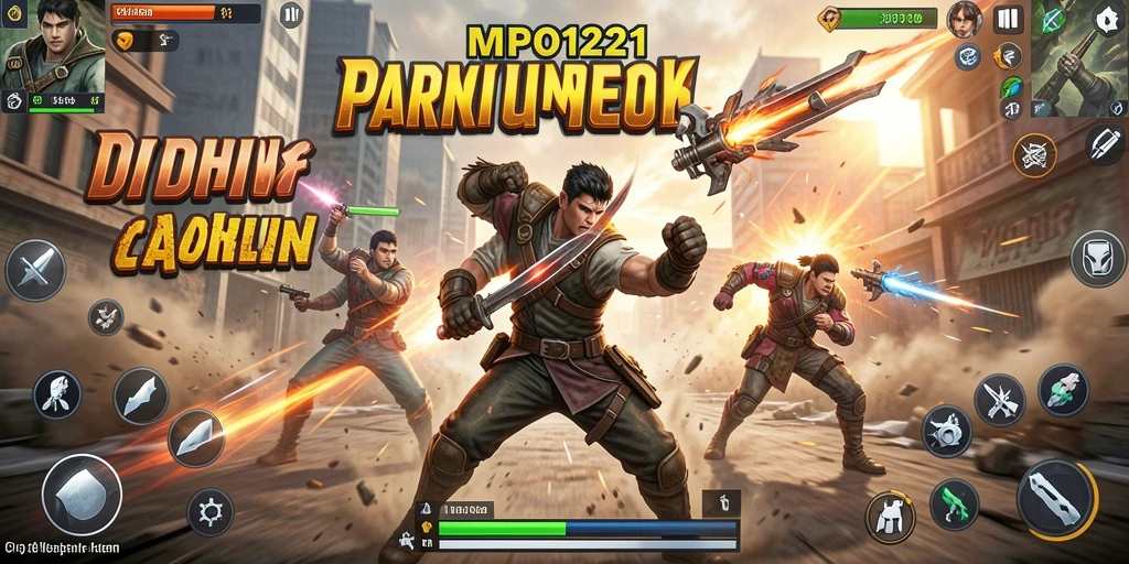 Tampilan utama gameplay MPO1221 yang penuh aksi dan ketegangan.
