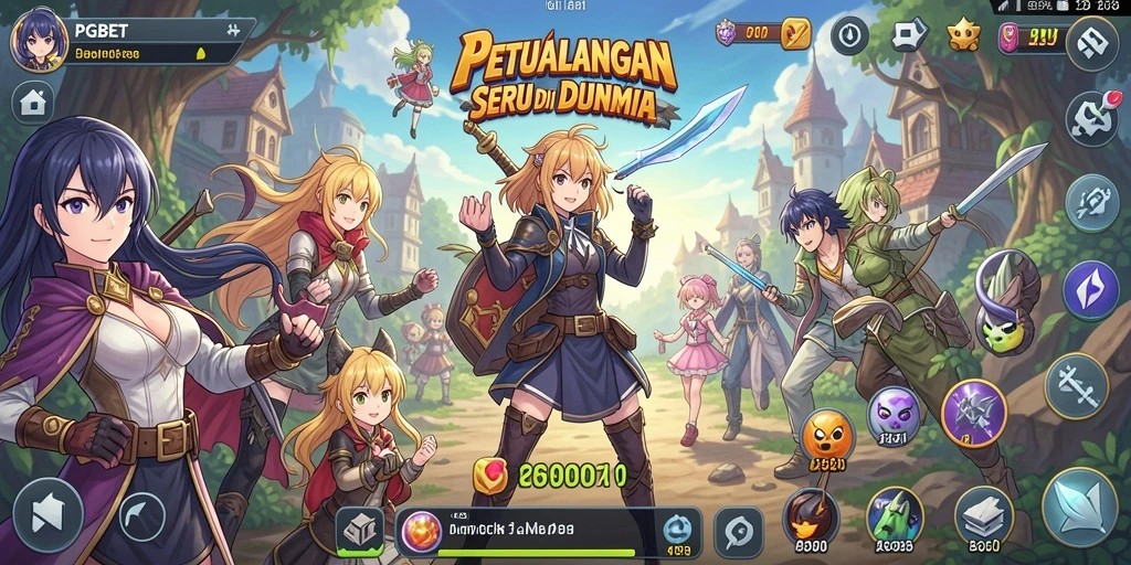 Tampilan gameplay PGBET yang penuh aksi dan petualangan.