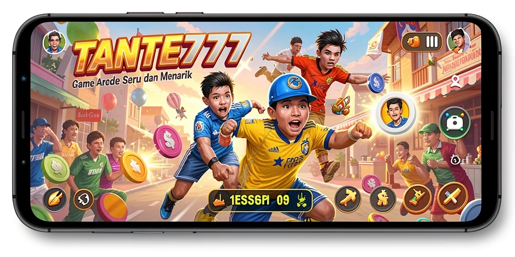 Gameplay TANTE777 yang seru dan penuh warna.