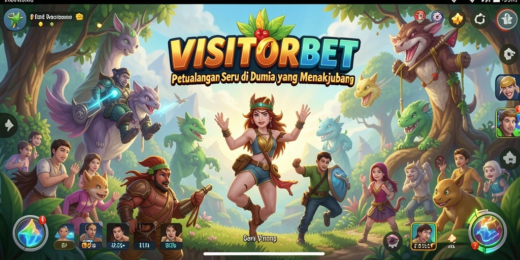 Gameplay menegangkan dalam VISITORBET yang menunjukkan eksplorasi petualangan.