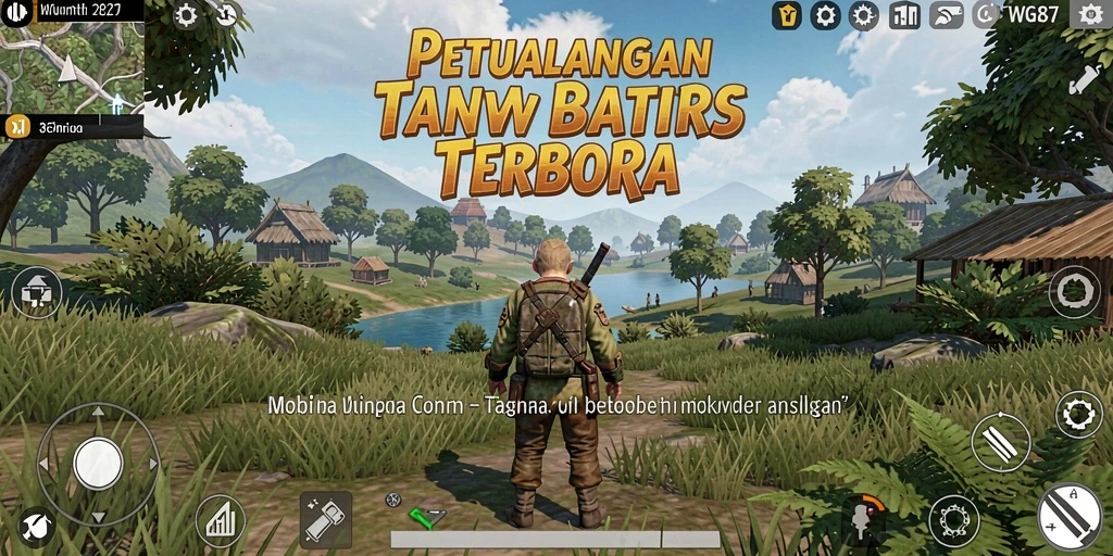 Gameplay mendebarkan di dunia terbuka WG87 penuh petualangan.