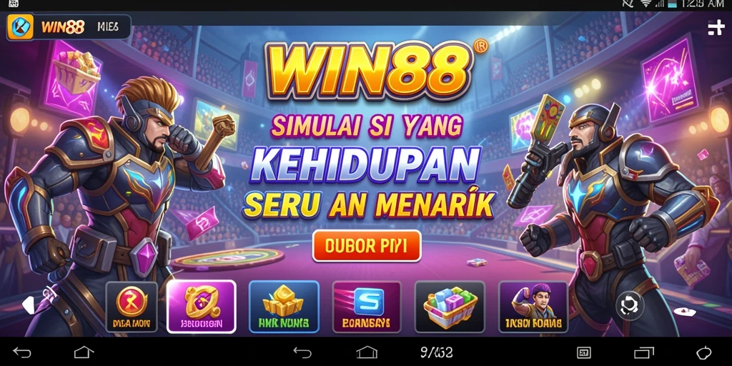 Tampilan gameplay WIN88 yang menarik dalam simulasi kehidupan.