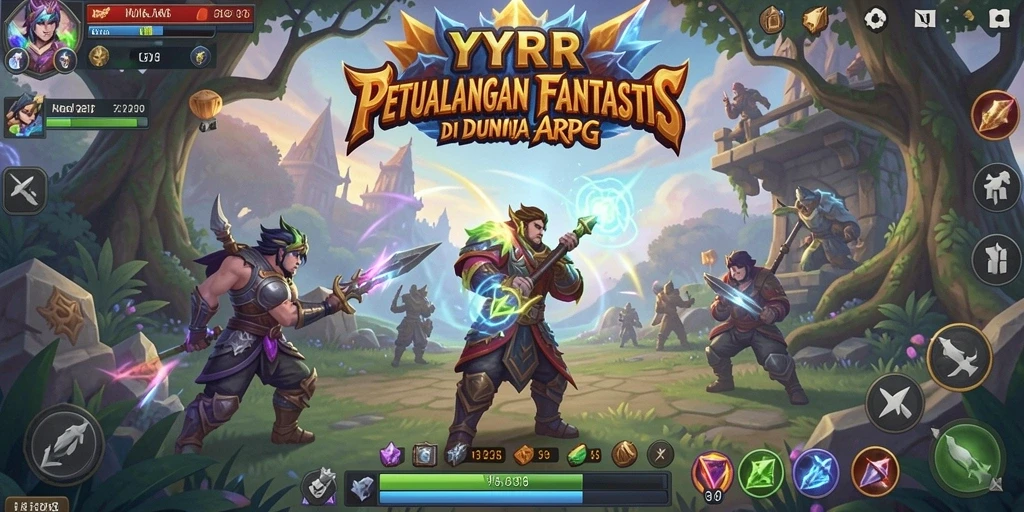 Tampilan gameplay <strong>YYRR</strong> dengan aksi seru dalam dunia ARPG.