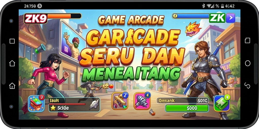 Tampilan gameplay ZK9 yang penuh aksi dan tantangan seru.